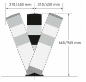 bezpe�nostn� sloup �luto�ern�, v�kyvn� pr�m�r 159mmx655mm 10 - pohled 4 - www.idealmarket.cz