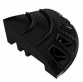 n�jezd na obrubn�k typ NOX - prav� koncov� d�l 3 - pohled 1 - www.idealmarket.cz