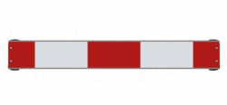 vstran deska s chyty na trubky, 800x110mm 1 - pohled 1 - www.idealmarket.cz