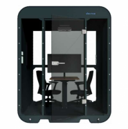 mobiln� kancel�� V-Office, pozink, s vybaven�m, barva 2