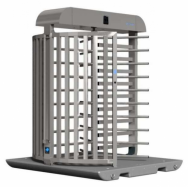 mobiln� turniket elektro mechanick�, pozink V-Turnstile 3