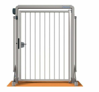 mobiln� a �nikov� dve�e, pozink, plotov� modul V-Door 1