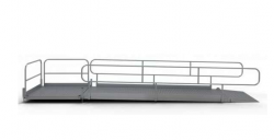 rampa pro vozke, hlinkov, dlka 6600mm 1 - pohled 1 - www.idealmarket.cz