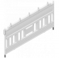 plastov� bari�ra EURO2, typ NOX, b�l�, s adapt�rem 2 - pohled 2 - www.idealmarket.cz