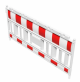 plastov� bari�ra EURO2, typ NOX, b�lo-�erven�, bez adapt�ru 1 - pohled 2 - www.idealmarket.cz