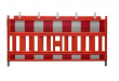 plastov� bari�ra EURO2, typ NOX, f�lie typ 2 s adapt�rem 4 - pohled 1 - www.idealmarket.cz