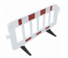 plastov� bari�ra s oto�n�mi nohami, f�lie RA2/B, b�lo-�erven� 5 - pohled 1 - www.idealmarket.cz