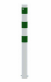 z�brana vjezdu, pr�m�r 102mm, b�lo-zelen�, k zabetonov�n� 14 - pohled 2 - www.idealmarket.cz