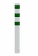 ocelov� patn�k, b�lo-zelen�, pr�m�r 152mm x1500mm 3 - pohled 2 - www.idealmarket.cz
