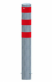 ocelov patnk rov zinkovan, prmr 193mm, erven reflexn pruhy 1 - pohled 2 - www.idealmarket.cz