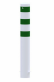 ocelov� patn�k, pr�m�r 193x1500mm, b�lo-zelen� 5 - pohled 2 - www.idealmarket.cz