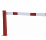 kompaktn� ru�n� z�vora, pevn� sloupek, 1500mm, b�lo-�erven� 1 - pohled 1 - www.idealmarket.cz