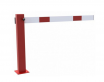 kompaktn� ru�n� z�vora, pevn� sloupek, 1500mm, b�lo-�erven� 1 - pohled 2 - www.idealmarket.cz