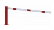kompaktn� ru�n� z�vora, pevn� sloupek, 2500mm, visac� z�mek, b�lo-�erven� 3 - pohled 1 - www.idealmarket.cz