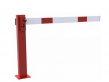 kompaktn run zvora, pevn sloupek, 1500mm, trojhran, blo-erven 4 - pohled 2 - www.idealmarket.cz
