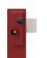kompaktn run zvora, pevn sloupek, 1500mm, trojhran, blo-erven 4 - pohled 3 - www.idealmarket.cz
