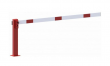 kompaktn� ru�n� z�vora, pevn� sloupek, 2500mm, trojhran, b�lo-�erven� 6 - pohled 1 - www.idealmarket.cz