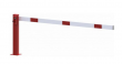 kompaktn� ru�n� z�vora, pevn� sloupek, 2500mm, trojhran, b�lo-�erven� 6 - pohled 2 - www.idealmarket.cz