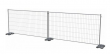 mobiln� plot ��rov� zinkovan� Profi s h�ky, osami 3,5x2,0m 4 - pohled 4 - www.idealmarket.cz