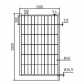 mobiln� plot galvanicky zinkovan� Standard br�na, 1,2x2,0m 5 - pohled 2 - www.idealmarket.cz