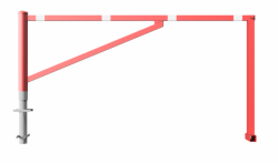 oto�n� z�vora, barven�, k zabetonov�n�, visac� z�mek, 2500mm