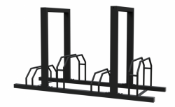 stojan na �ty�i kola s op�rou, ��rov� zinek, barva 33