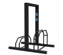 stojan na dv� kola, op�ra pro E-bike, ��rov� zinek, barva 35