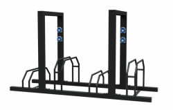 stojan na kola, op�ra pro E-bike, ��rov� zinek, barva 36