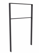 op�ra ploch� ocel 50x12mm,  barva, s nosn�kem, 750mm 15