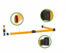 ochrann� podlahov� bari�ra Flex Plus rohov� d�l 2438x270mm 3