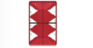 zpomalovac� p�ejezdov� p�s �erveno-b�l� 180x150x6cm 4