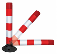 vodic� sloupek b�lo-�erven� FlexPin 760x100mm 6